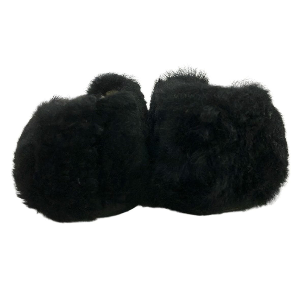 Celine Flat Shoes 35 Black Shearling — view 3