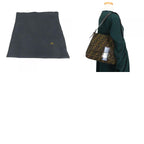 Fendi Shoulder Bag Mamma Bucket Canvas Leather Brown Black Zucca Everyday — view 9