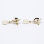 Chanel Imitation Pearl Visual CC Logo Drop Earring — view 2