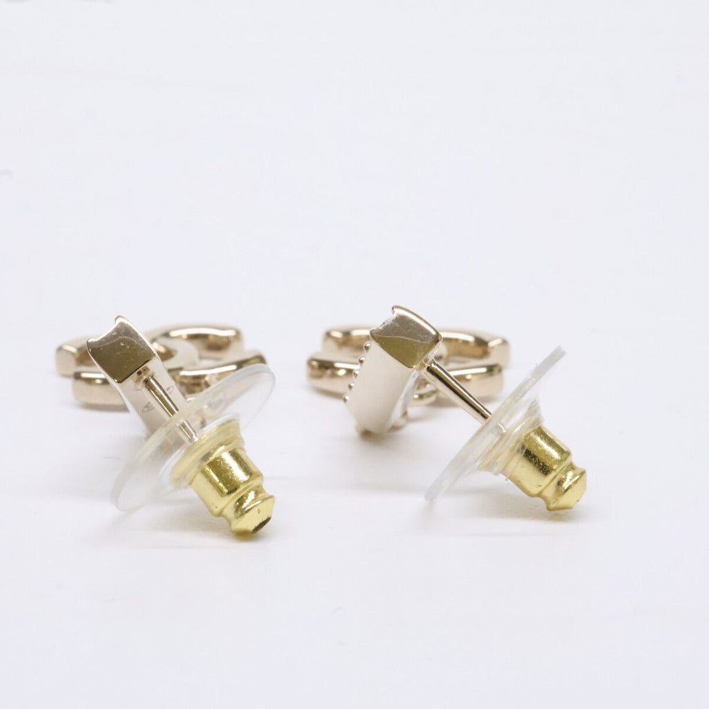 Chanel CC Logo Rhinestone Bar Drop Earring — view 5