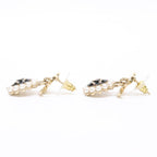 Chanel Imitation Pearl CC Logo Drop Earring — view 2