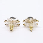 Chanel Imitation Pearl CC Logo Drop Earring — view 5