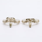 Chanel CC Logo Imitation Pearl Rhinestone Earring — view 5