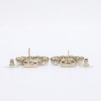 Chanel CC Logo Imitation Pearl Rhinestone Earring — view 7