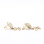 Chanel CC Logo Imitation Pearl Rhinestone Earring — view 4