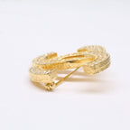 Chanel Vintage CC Logo Rhinestone Brooch — view 2