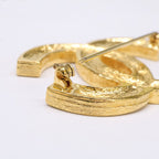 Chanel Vintage CC Logo Rhinestone Brooch — view 7