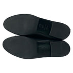 Chanel Flat Shoes 35.5 C Black Ribbon CC Logo Leather Lambskin — view 4