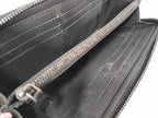 Louis Vuitton Wallet LV Aerogram Zippy Horizontal Black Calf Leather Zip Around — view 7