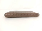 Gucci Wallet Micro Guccissima Travel Document Case Brown Leather Zip Around — view 4