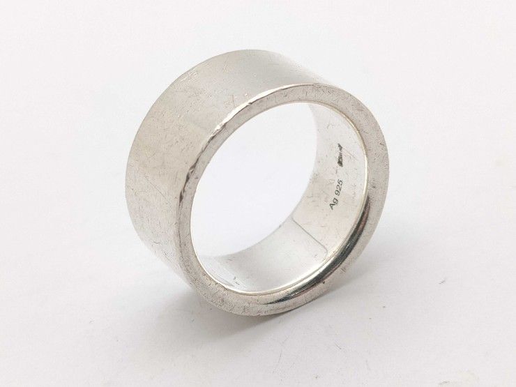Gucci Ring Logo Silver Vintage — view 7