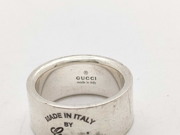 Gucci Ring Logo Silver Vintage — view 3