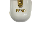 Fendi Case Light Gray Gold Airpods Chaos Collaboration Shoulder — view 5
