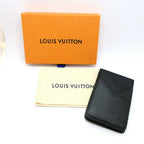 Louis Vuitton Ten Card Case Monogram Midnight Compact Magnet Black — view 7