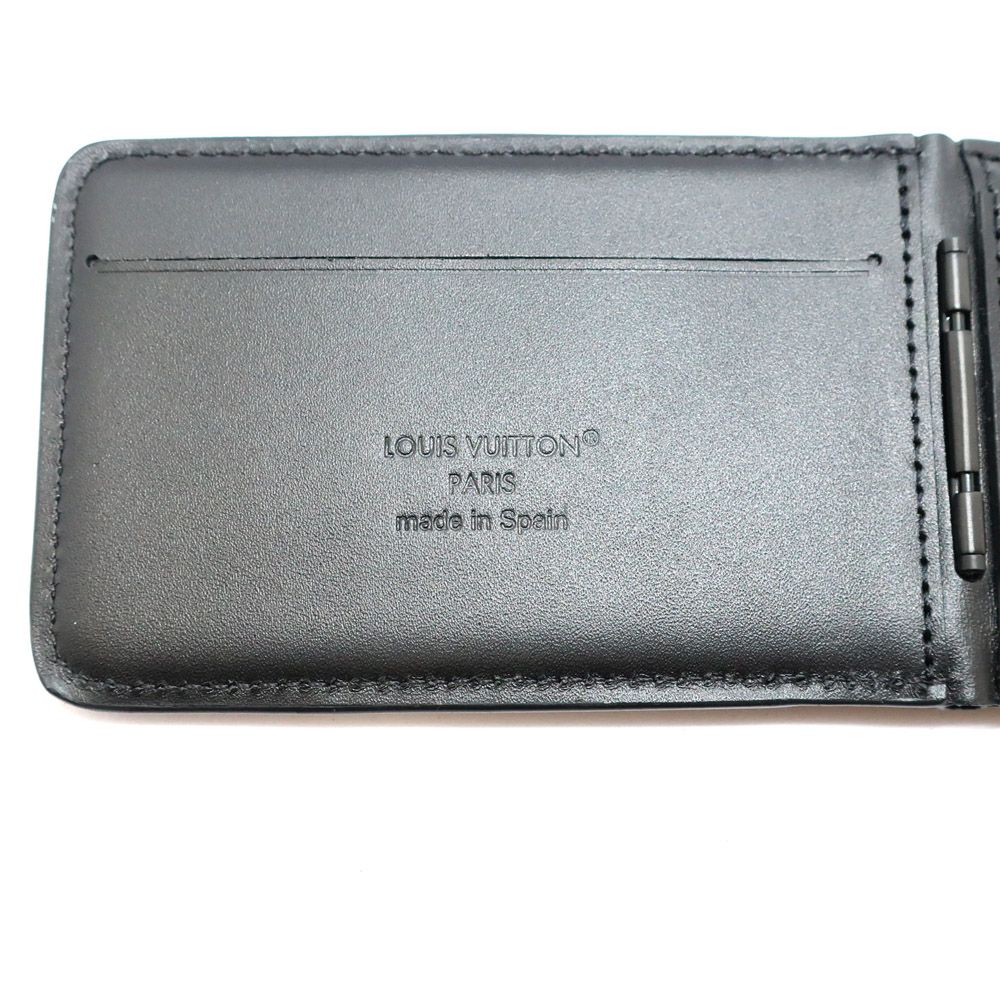 Louis Vuitton Ten Card Case Monogram Midnight Compact Magnet Black — view 5