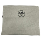 Hermes Hat 56 White Black Beret Saint Honore Chaine D'ancre Pattern Cotton — view 7