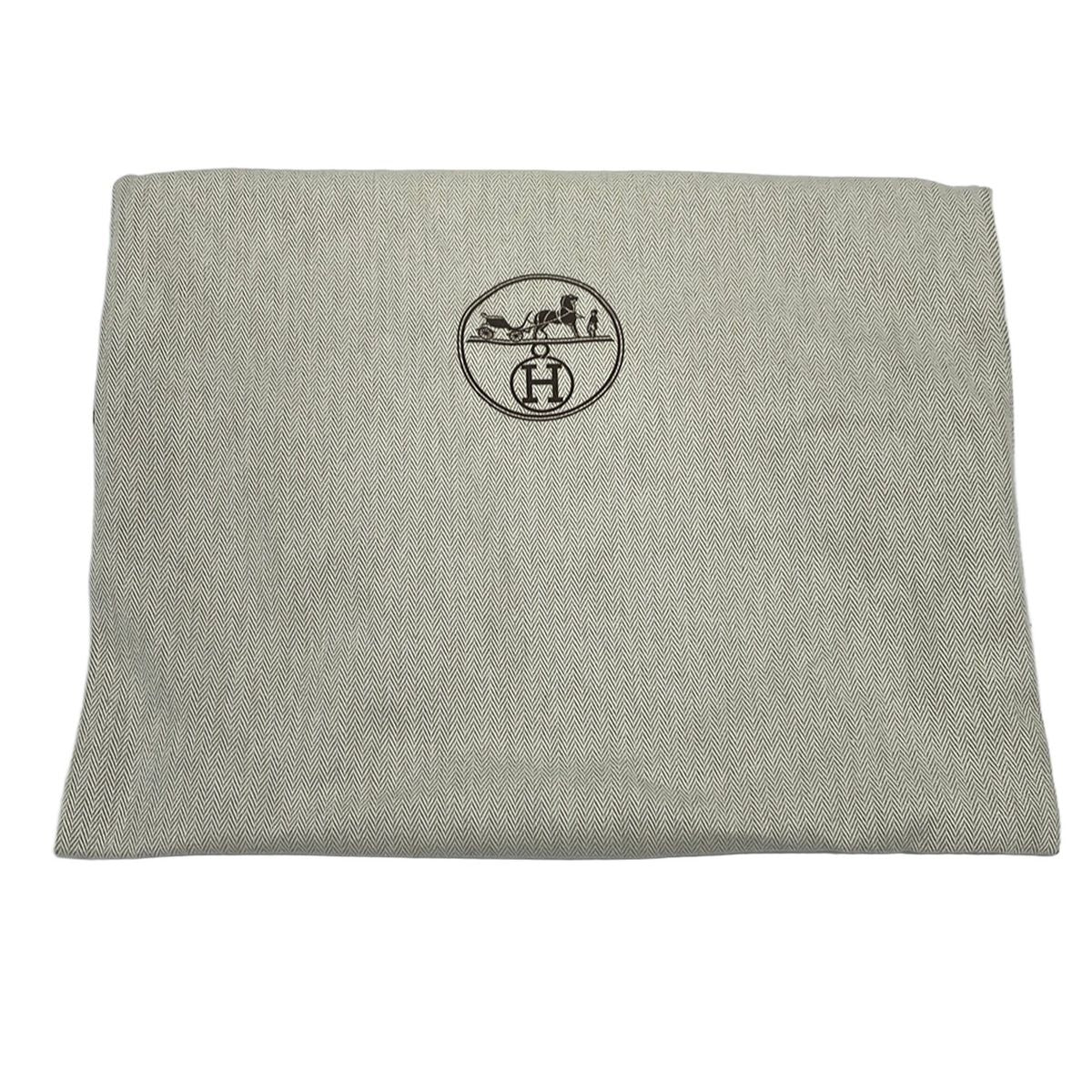 Hermes Hat 57 Gray Dark Beret Saint Honore Series Leather — view 7