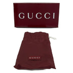 Gucci Coin Case GG Pattern Beige Dark Brown Zip Around Leather — view 5