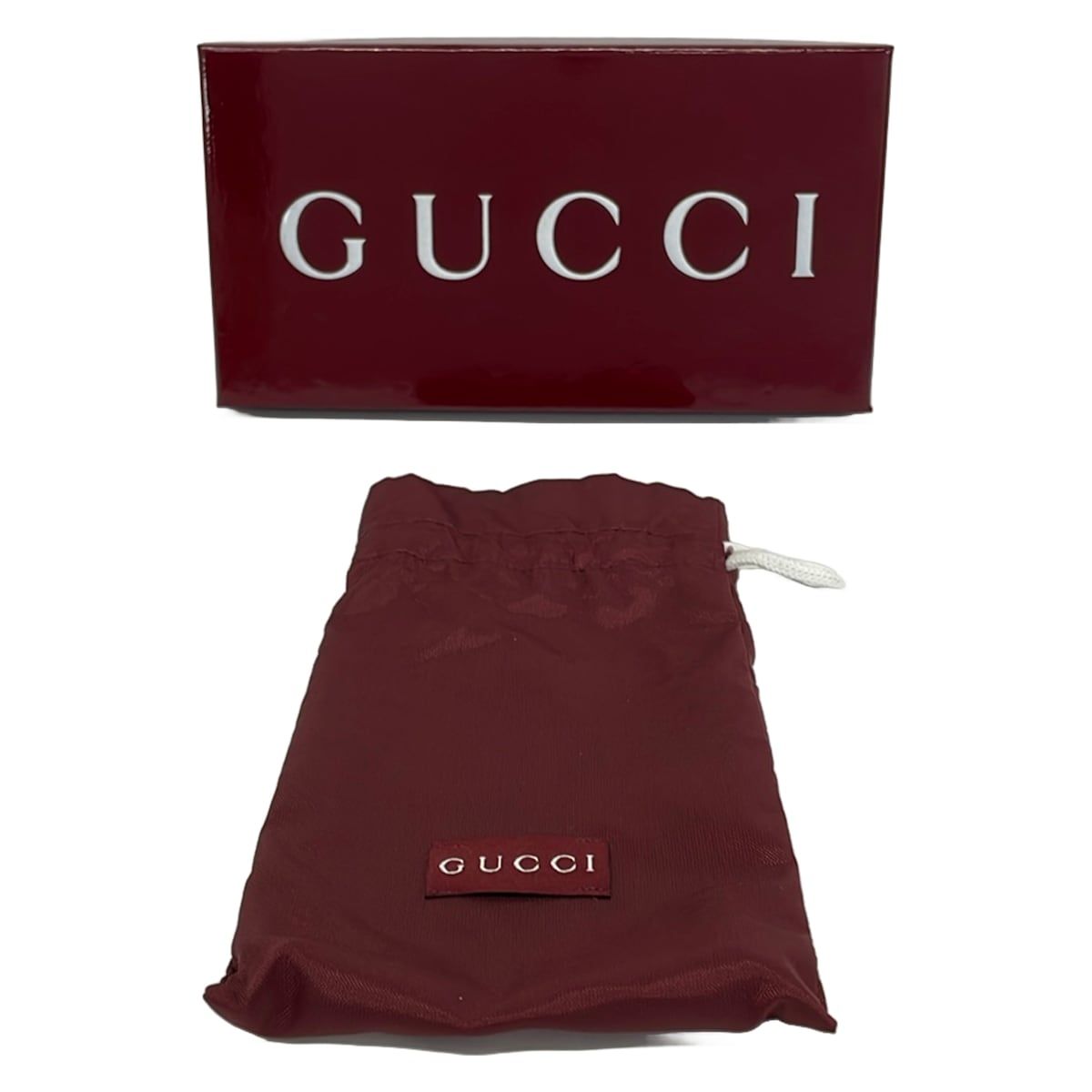 Gucci Coin Case GG Pattern Beige Dark Brown Zip Around Leather — view 5