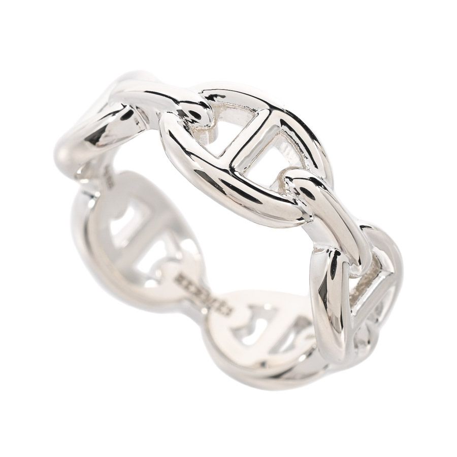 Hermes Ring Chaine D'ancre Enchainee PM