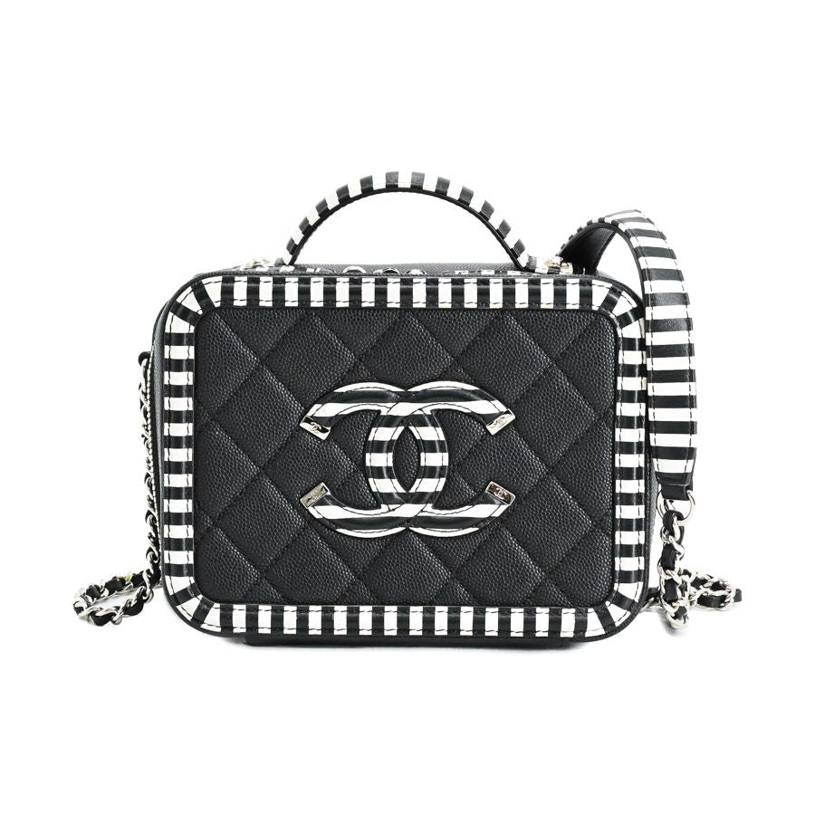 Chanel Handbag CC Filigree Small Vanity