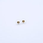 Chanel Earrings Slim CC Logo Marble Pattern Gold Black 10 One Side CC Chain 10c — view 8