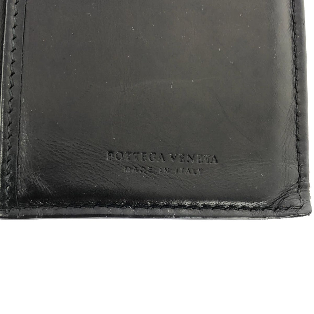 Bottega Veneta Leather Intrecciato Wallet Black — view 4