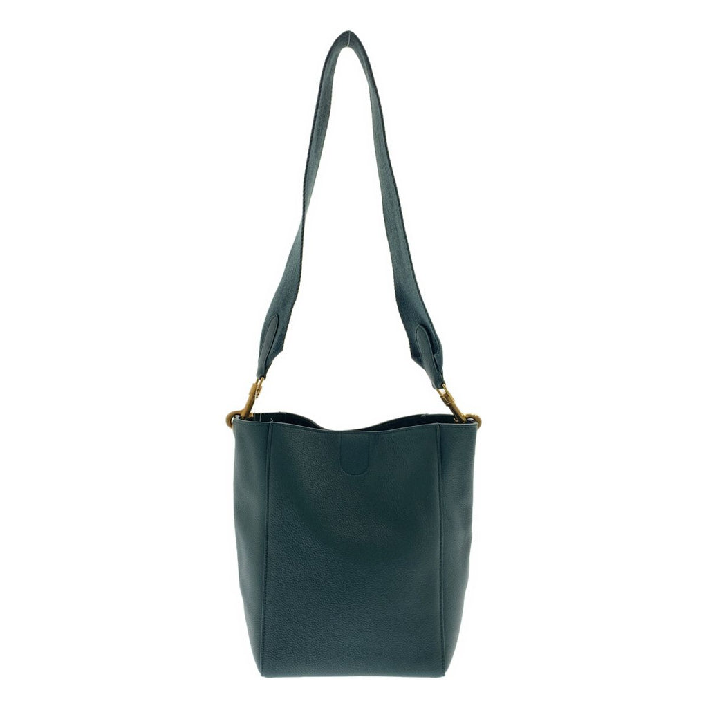 Celine Sanglo Bucket Shoulder Bag Green — view 2