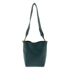 Celine Sanglo Bucket Shoulder Bag Green — view 2