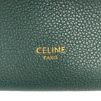 Celine Sanglo Bucket Shoulder Bag Green — view 6