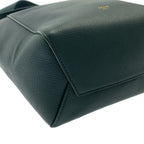 Celine Sanglo Bucket Shoulder Bag Green — view 8