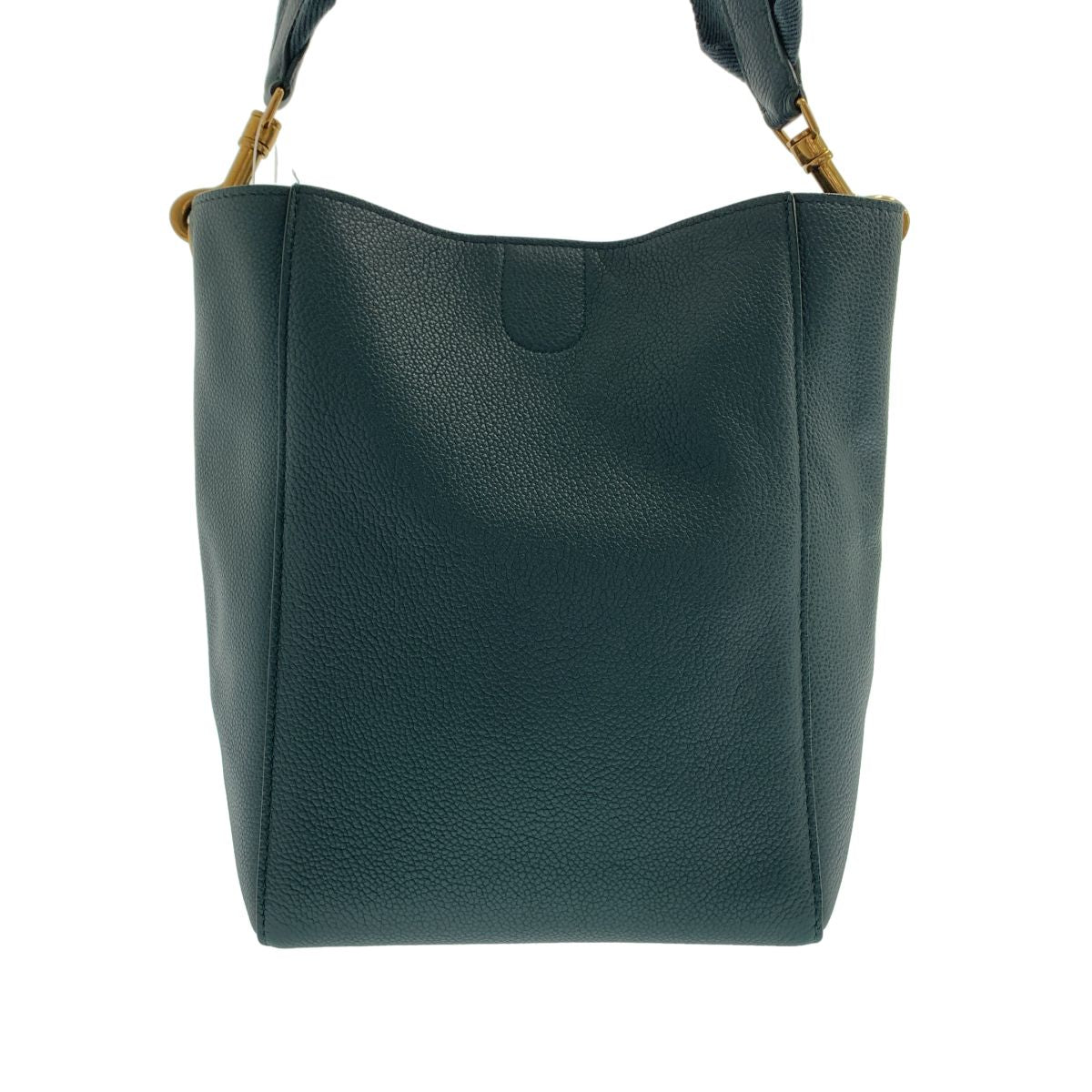 Celine Sanglo Bucket Shoulder Bag Green — view 4