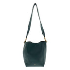 Celine Sanglo Bucket Shoulder Bag Green