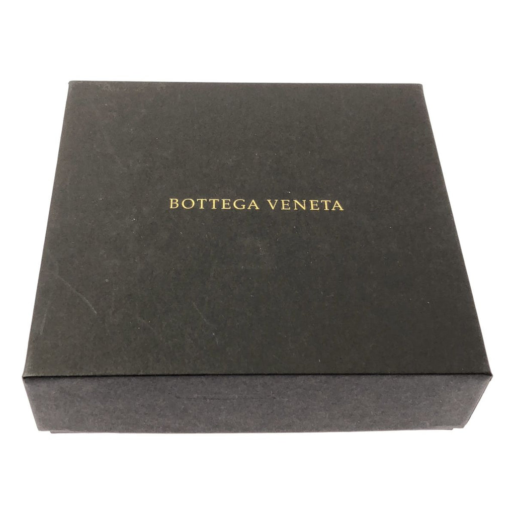 Bottega Veneta Leather Embossed Intrecciato Compact Wallet Black — view 6
