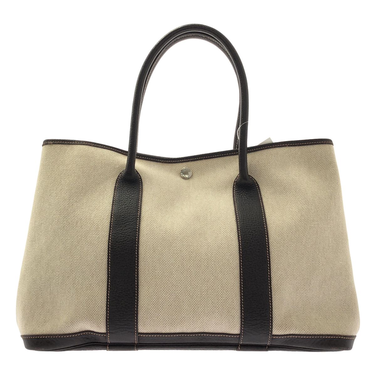 Hermes Garden Party PM Tote Beige Brown