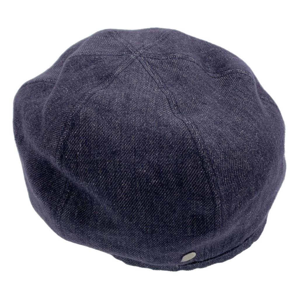 Hermes Saint Honore Denim Beret 56 Indigo — view 3