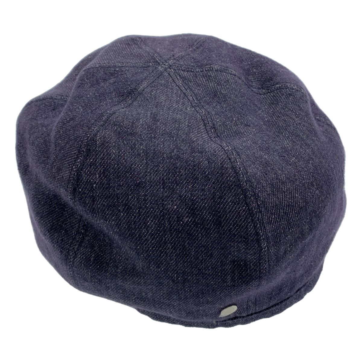 Hermes Saint Honore Denim Beret 56 Indigo — view 3