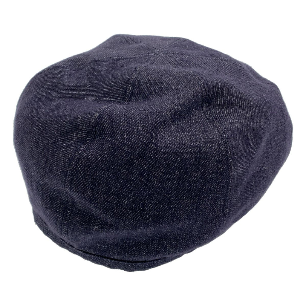 Hermes Saint Honore Denim Beret 56 Indigo