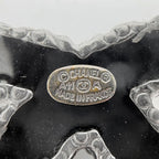 Chanel CC Logo Brooch Silver Plated Black — view 5