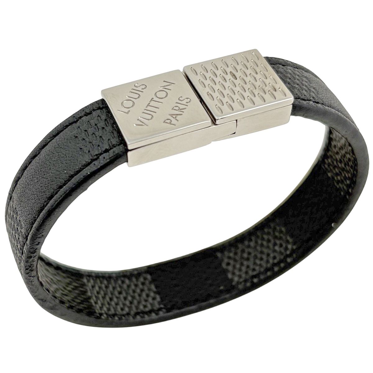 Louis Vuitton Bracelet Pruitt Damier Graphite Black