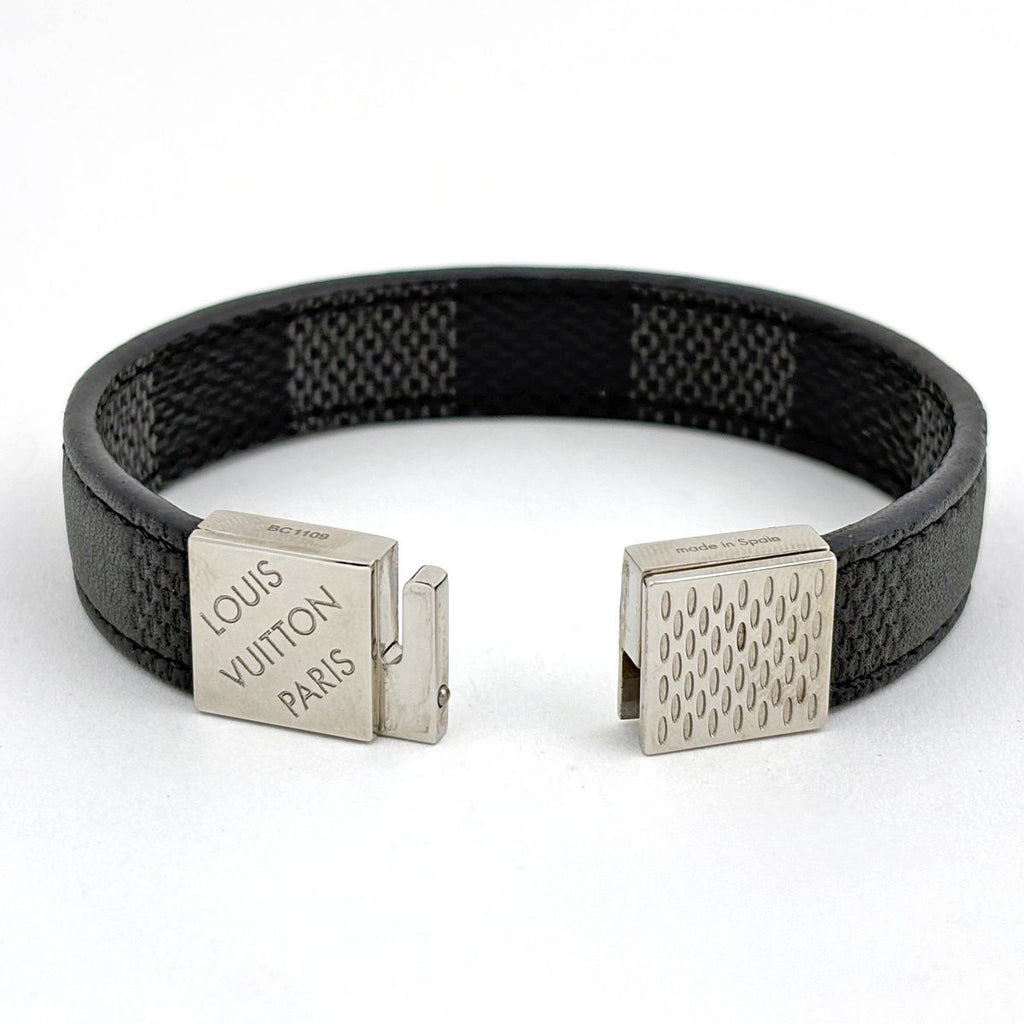 Louis Vuitton Bracelet Pruitt Damier Graphite Black — view 2