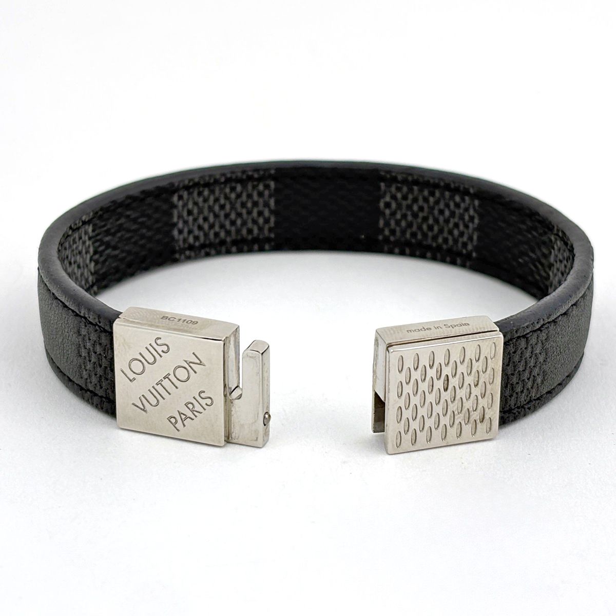 Louis Vuitton Bracelet Pruitt Damier Graphite Black — view 2