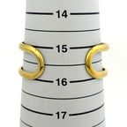 Chanel CC Logo Bangle Gold Plated Bracelet — view 6