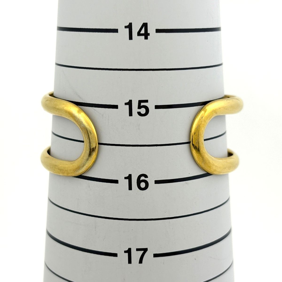 Chanel CC Logo Bangle Gold Plated Bracelet — view 6