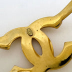 Chanel CC Logo Bangle Gold Plated Bracelet — view 4