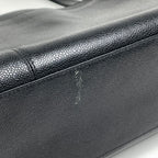 Chanel Logo Tote Shoulder Bag Caviar Leather Black — view 4