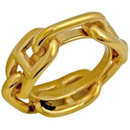 Hermes Legate Chaine D'ancre Scarf Closure Ring Gold Plated