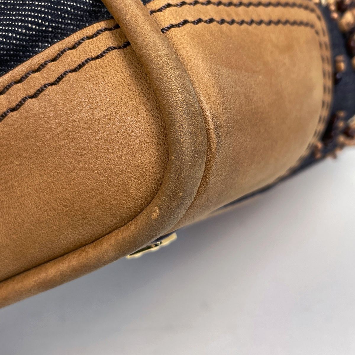 Loewe Amazona 28 Handbag Canvas Brown — view 3