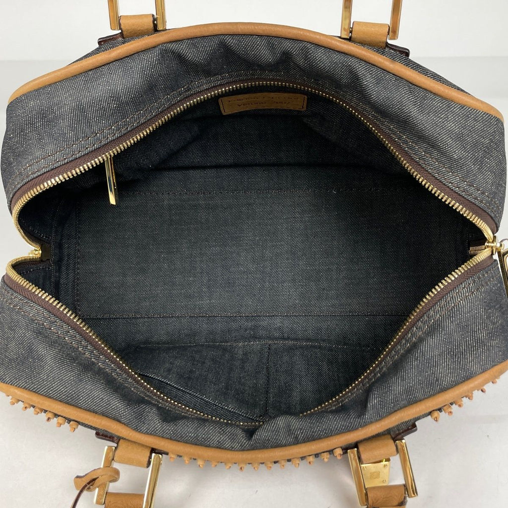 Loewe Amazona 28 Handbag Canvas Brown — view 7