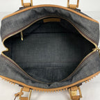 Loewe Amazona 28 Handbag Canvas Brown — view 7